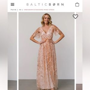 Baltic Born - Marseille Embossed Maxi Dress XXL